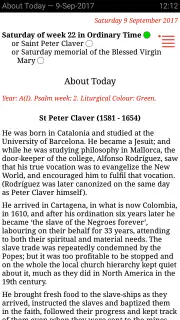 Catholic Calendar: Universalis screenshot 2
