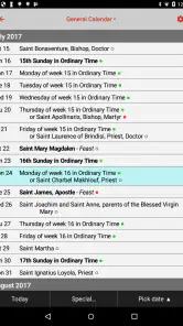 Catholic Calendar: Universalis screenshot