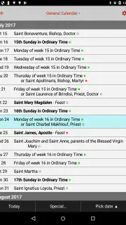 Catholic Calendar: Universalis screenshot 5