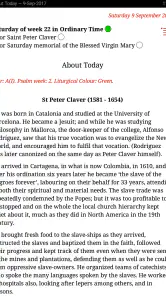 Catholic Calendar: Universalis screenshot