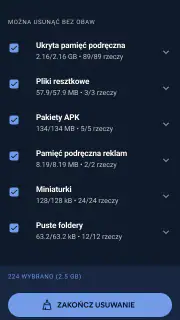 CCleaner — Czyszczenie screenshot 2