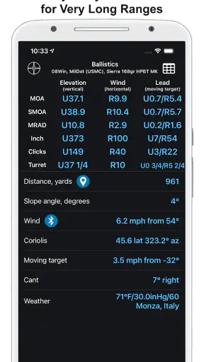 Chairgun Elite Ballistic Tool screenshot 1