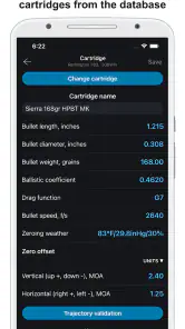 Chairgun Elite Ballistic Tool screenshot
