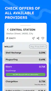 Chargeprice: EV map & prices screenshot