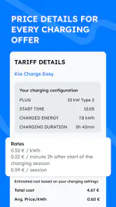 Chargeprice: EV map & prices screenshot