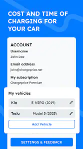 Chargeprice: EV map & prices screenshot