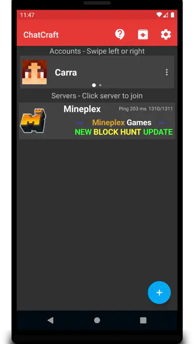 ChatCraft dla Minecraft screenshot 1