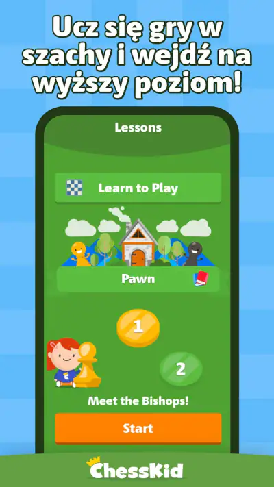 ChessKid - szachy dzieciaki screenshot 1