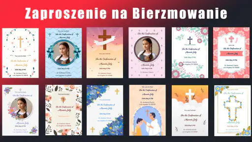 Chrzest Komunia Bierzmowanie screenshot