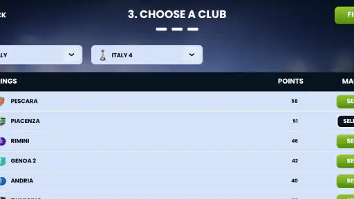 City Football Manager screenshot