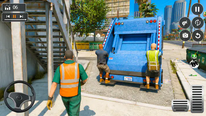 City Garbage Trash Truck Game screenshot 1