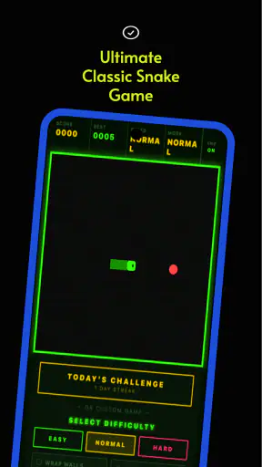 Classic Snake Game screenshot 1
