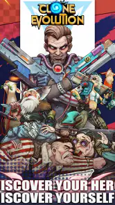 Clone Evolution: Cyber War RPG screenshot