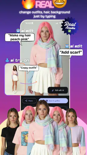 ClothShift – AI Fashion Try-On screenshot 1