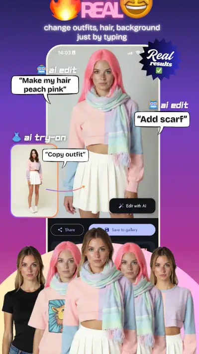 ClothShift – AI Fashion Try-On screenshot 1