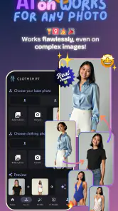 ClothShift – AI Fashion Try-On screenshot