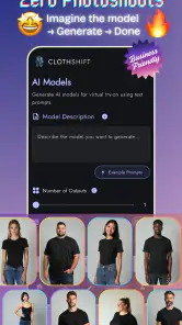 ClothShift – AI Fashion Try-On screenshot