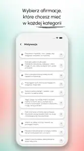 Codzienne pozytywne afirmacje screenshot