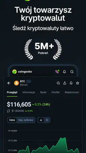 CoinGecko - Krypto Portfel screenshot 1
