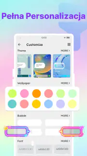 Color SMS: Wiadomości tekstowe screenshot 3