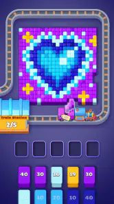 Color Train: Pixel Puzzle screenshot