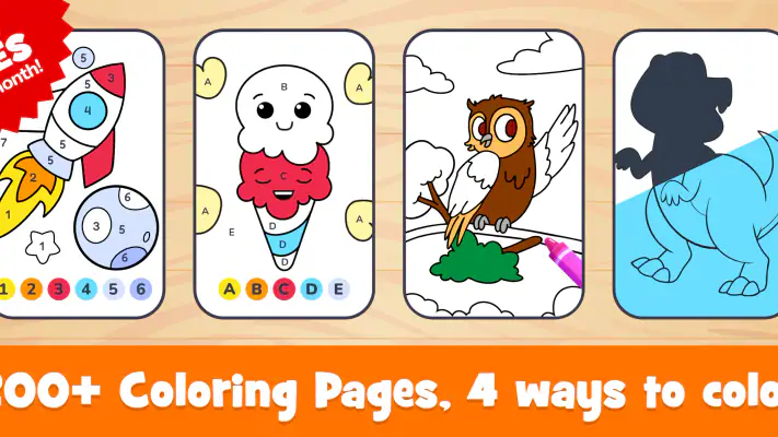 Coloring Book Games & Drawing screenshot 1