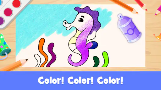 Coloring Book Games & Drawing screenshot
