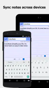 ColorNote notatnik notatka screenshot