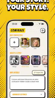 Comikaze: Komiksy Manga AI screenshot 2