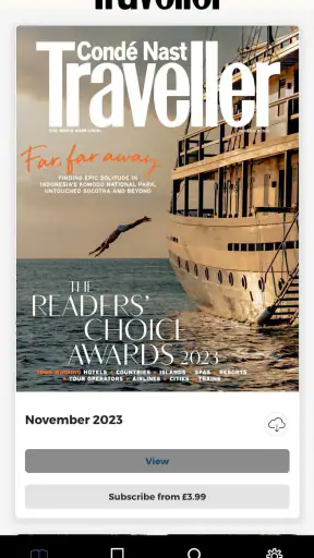 Condé Nast Traveller Magazine screenshot 1