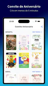 Convite de Aniversário screenshot