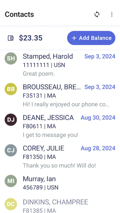 CorrLinks Text Chat screenshot 1