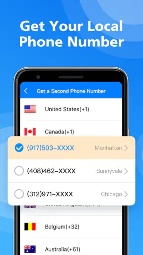 CoverMe - Second Phone Number screenshot 1