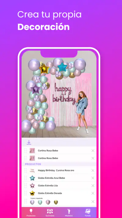 Creador (Diseñador de fiestas) screenshot 1