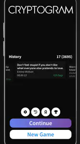 Cryptogram - Word Puzzle Game screenshot