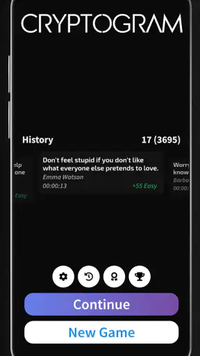 Cryptogram - Word Puzzle Game screenshot 1