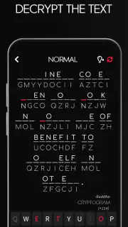 Cryptogram - Word Puzzle Game screenshot 2