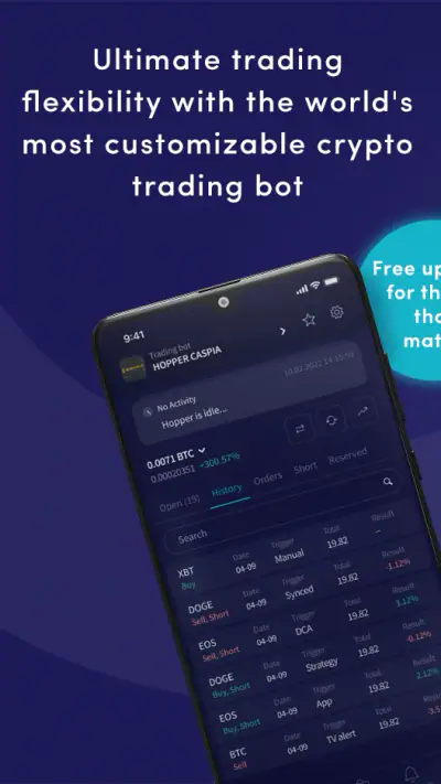 Cryptohopper - Crypto Traden screenshot 1