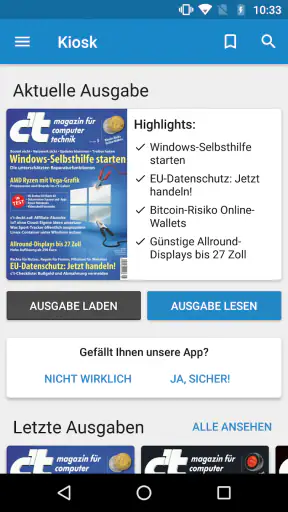 c’t Magazin screenshot 1
