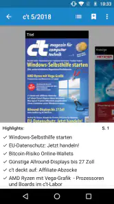 c’t Magazin screenshot