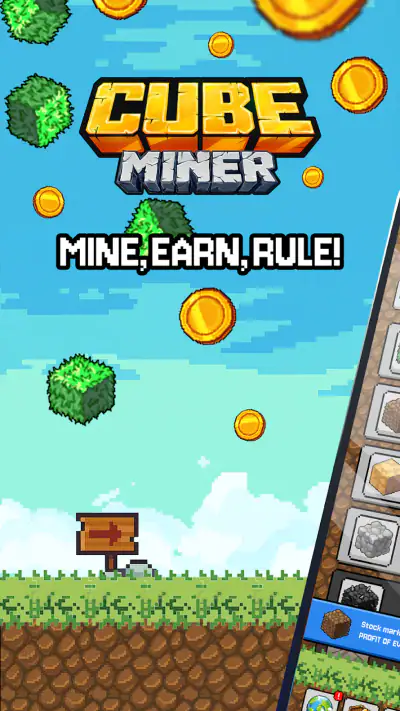 Cube Miner Tycoon screenshot 1