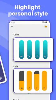 Custom volume panel: Style screenshot 2