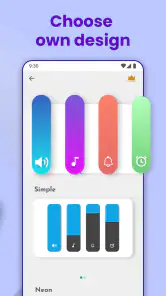 Custom volume panel: Style screenshot