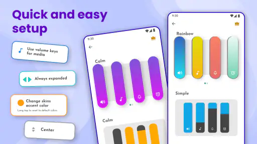 Custom volume panel: Style screenshot