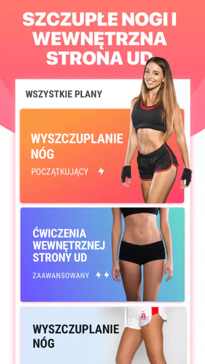 Ćwiczenia na Uda i Nogi screenshot 1