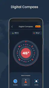 Cyfrowy kompas i pogoda screenshot