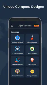 Cyfrowy kompas i pogoda screenshot