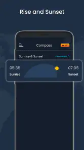 Cyfrowy kompas i pogoda screenshot