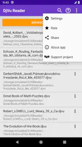 Czytnik i przeglądarka DiVu screenshot