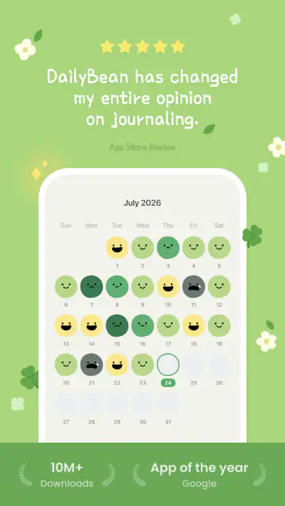 DailyBean: Simplest Journal screenshot 1